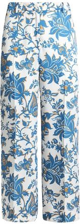 Etro Broeken, Dames, Veelkleurig, S, Wijde broek met achterzak