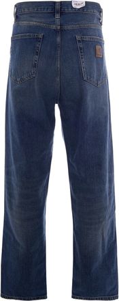 Carhartt Work in Progress Mens Jeans Aaron Blue Cotton Camano Denim