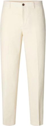 Selected Rafa Linnen Blend Broek - Heren - Chinos - Beige - 3XL - Linnen - Broeken