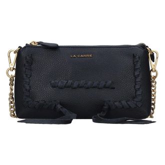 La Carrie Shoulder Bag - Dames - Tassen - Blauw - Maat: ONE Size Leer