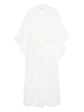 Carine Gilson Tulen badjas - Wit