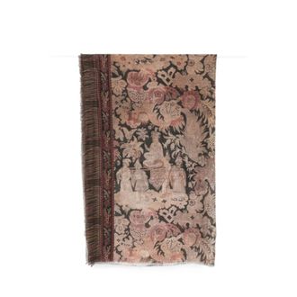 Pierre-Louis Mascia Euclide Shawl - female - Pierre-Louis Mascia - Winter Scarves - Brown - ONE SIZE - Accessories