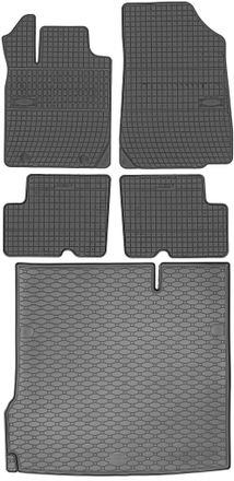 OEM Juego De Alfombrillas De Goma Para Coche Y Alfombrilla Para Maletero Del Dacia Duster Suv (2010-2013)