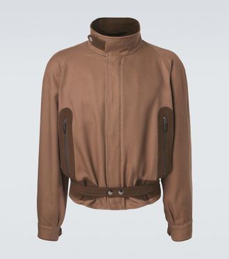 Giorgio Armani Silk bomber jacket