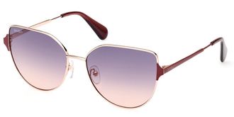 Max & Co. MO0082 33W Womens Sunglasses Gold Size 57