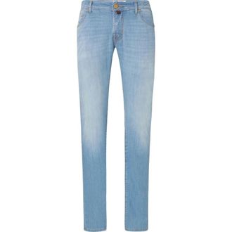Jacob Cohen Slim Fit Jeans, male, Blue, W32, Slim Fit Regular Jeans Light Blue