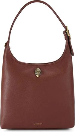 Kurt Geiger Leren Hobo Tas - Dames - Schoudertassen - Bruin - ONE Size - Leer - Tassen
