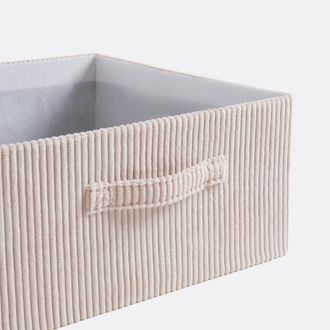 La Redoute Interieurs Opplooibare mand, geribd fluweel, Veloudo