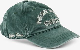 Golden Goose Mens Cotton Hat Green