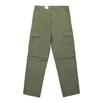 Carhartt Work in Progress Carhartt Wip, Straight Trousers, male, Green, Size: W30 Stylish Urban Pants for Everyday Wear