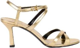 Barbara Bui Sandalen - Dames - Sandalen met hakken - Geel - 40 EU - Leer - Schoenen