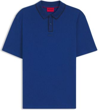 HUGO BOSS Luxury cotton polo shirt with contrast trim
