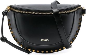 Isabel Marant Black Skano leather crossbody bag