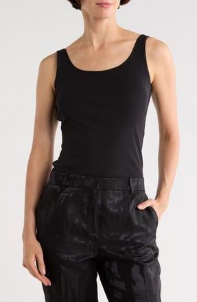 Lafayette 148 New York Rider Tank Top in Black at Nordstrom Rack, Size Xx-Small