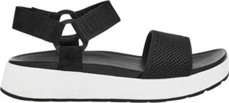 UGG Platte sandalen - Dames - Sandalen - Zwart - 37 EU - Schoenen