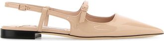 Jimmy Choo London Womens Light Pink Leather Didi Ballerinas - Nude - Size EU 40