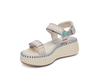Dolce Vita Debra Womens Sandals Ivory Nubuck : 9.5 M, Leather/Textile