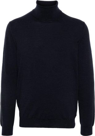 Zanone fine-knit sweater - men - Virgin Wool/Polyamide - 50 - Blue