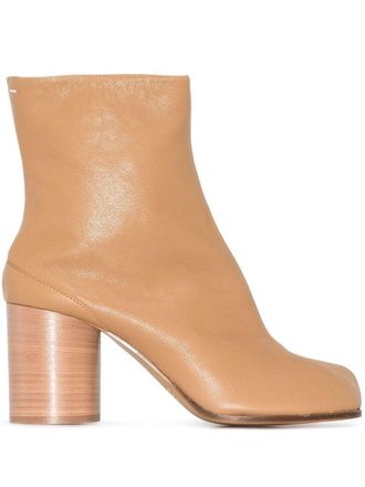 Maison Margiela Tabi Leather Ankle Boots