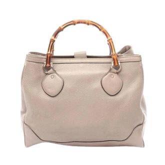 Gucci Vintage, unisex, Beige, ONE Size, Leer, Pre-owned Vintage Tote Bag