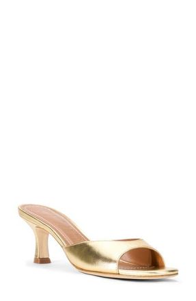 Staud Brigitte Slide Sandal in Gold at Nordstrom, Size 11Us