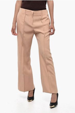Jil Sander Wool Wide-leg Pants size 44