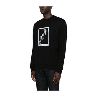 Emporio Armani Hombre, Sudaderas, Negro, Talla: XL