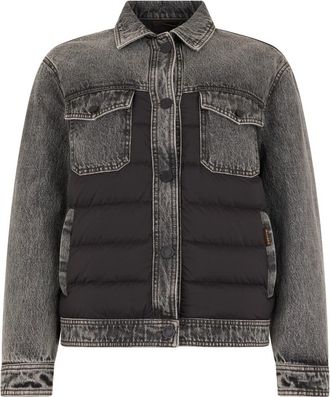 Moorer Denim Jacket - Dames - Spijkerjassen - Grijs - XS - Denim - Jassen