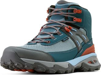 Ariat Womens Traverse Mid Waterproof Hiking Boots in Blue Depths, B Medium Width, Size 5.5, by Ariat