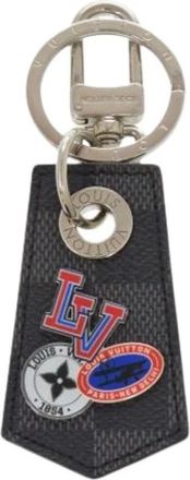 Louis Vuitton Pre-owned Canvas Sleutelhanger - Dames - Vintage Accessoires - Zwart - ONE Size - Vintage