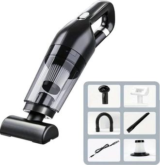 OEM Aspiradora De Mano, Recargable Por Usb, Negra