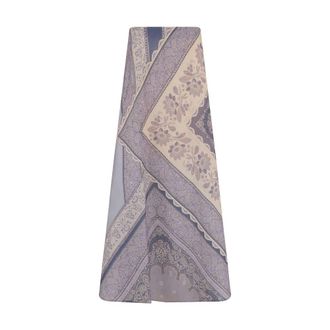 Zimmermann Purple Linen Midi Womens Skirt