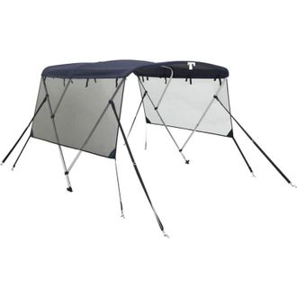 vidaXL Toldo Bimini 3 Arcos Con Paredes Laterales De Malla Vidaxl