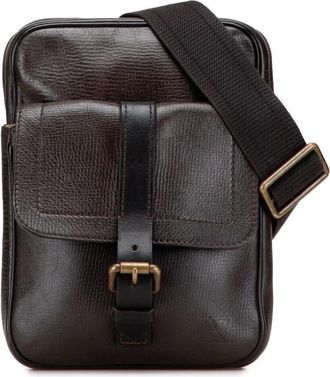 Louis Vuitton Pre-owned Cross Body Bags, female, Brown, Size: ONE SIZE Pre-owned Leather Crossbody Bag