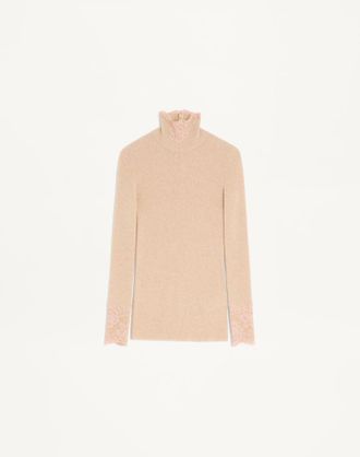 Valentino Maglia In Cashmere Donna ALABASTER XL