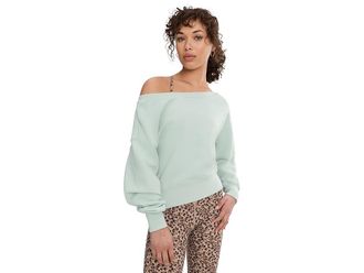 Spiritual Gangster La Vida 2.0 Sweatshirt Womens Sweatshirt Seafoam : SM, Cotton/Modal