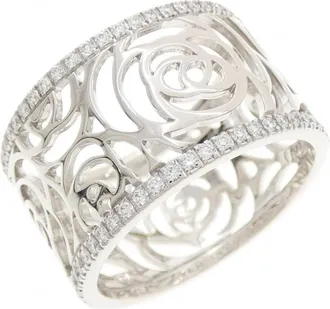 Chanel White Gold (18K) Band Ring (Pre-Owned)