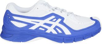 Comme Des Gar&ccedil;ons White Mesh Blue Overlays Sneakers
