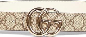 Gucci Reversible Canvas Belt - Beige