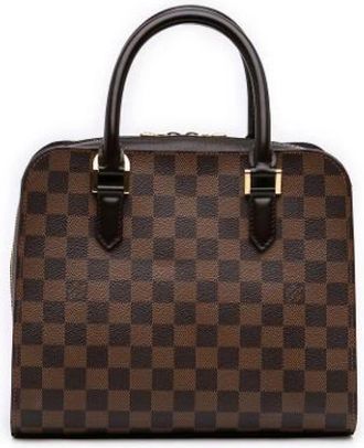 Louis Vuitton Pre-owned Triana Handbag - Dames - Vintage Handtas - Bruin - ONE Size - Vintage