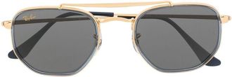 Ray-Ban Aviator-frame sunglasses - unisex - Metal/Acetate - 52 - Gold