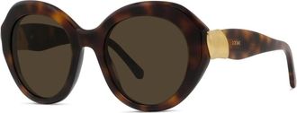 Loewe Coil Zonnebril - Dames - Zonnebrillen - Bruin - 52 MM - Accessoires