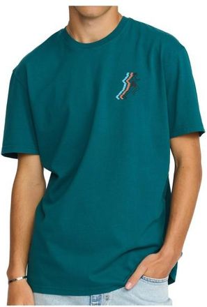 Revolution Printed T-Shirt Run T-Shirt f&uuml;r Herren | blau
