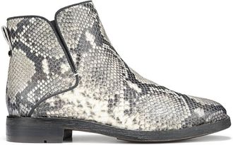 Franco Sarto Womens Marcus Booties In Grey Snake Print