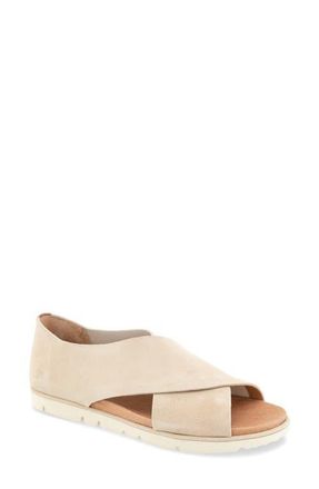 Gentle Souls Leslie Flat Sandal in Doe Suede at Nordstrom, Size 7.5