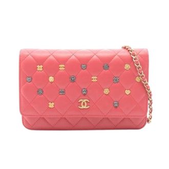 Chanel Pre-owned Crossbody Bag - Dames - Pre-owned - Roze - Maat: ONE Size Leer