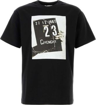 Givenchy Black Cotton T-shirt