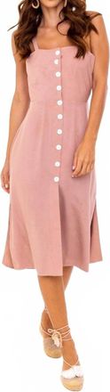 SOAH Womens Camilla Midi Dress In Rose