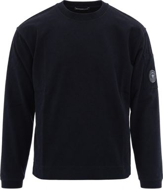 C.P. Company Black Twisted Mercerized Cotton Sweatshirt