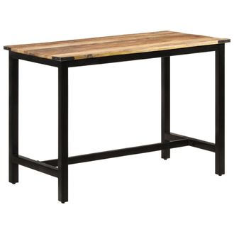 vidaXL Vidaxl - Mesa De Comedor Madera Maciza De Mango 110x60x76 Cm